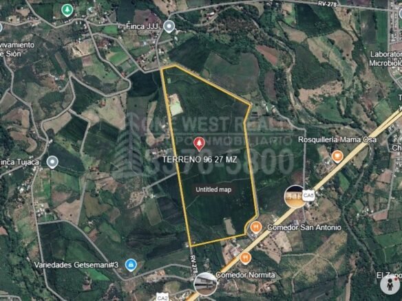Terreno Para Inversión en Comayagua Mide 96 manzanas Cerca de Palmerola