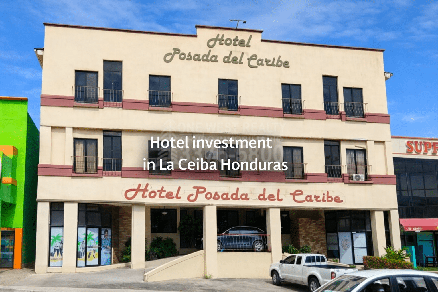Prime Caribbean Hotel Investment in La Ceiba, Honduras – High-Visibility Highway Location