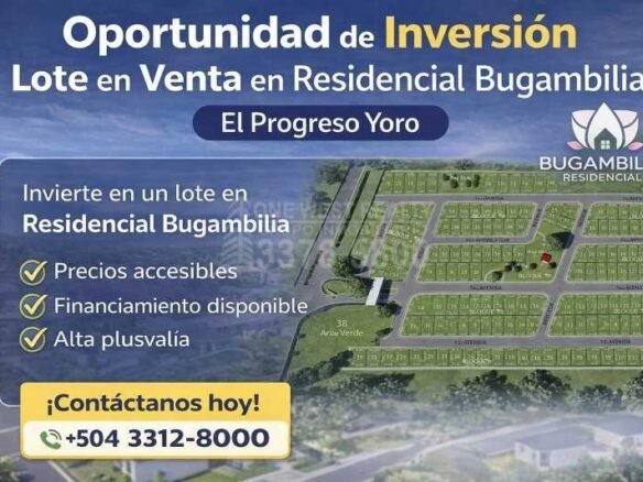 Oportunidad de Inversión | Lote en Venta en Residencial Bugambilia