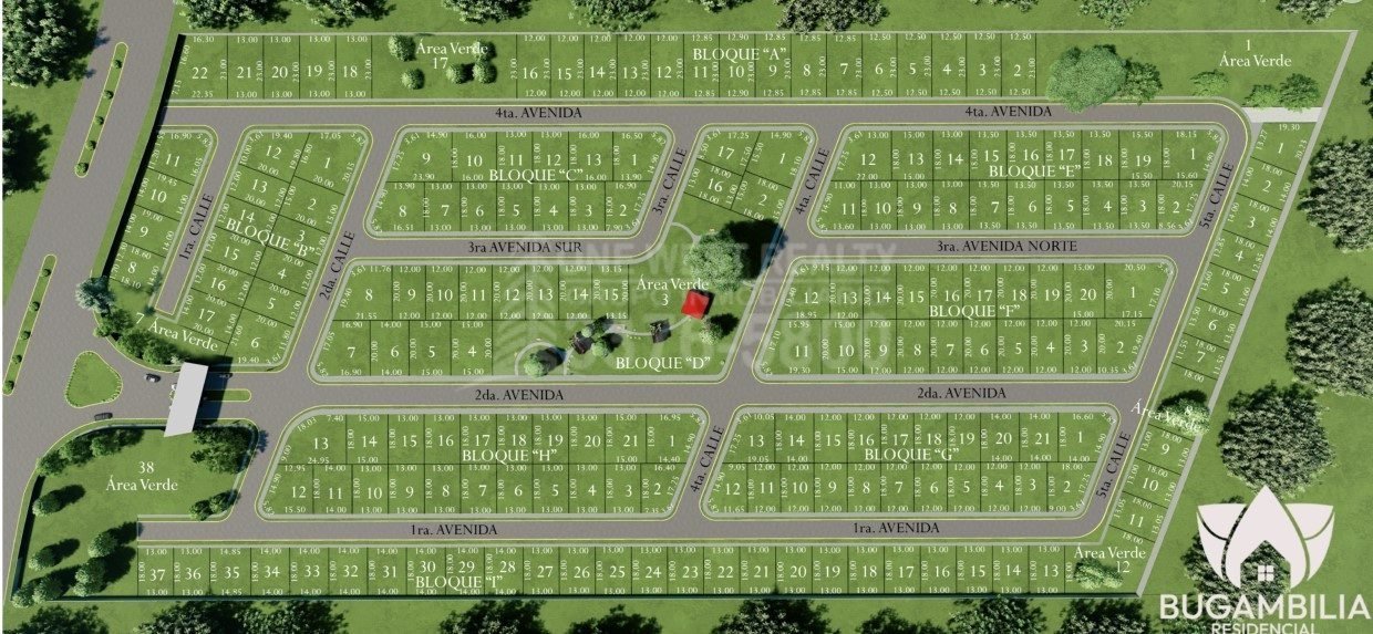 Lotes en Venta en El Progreso Yoro Residencial Bugambilia