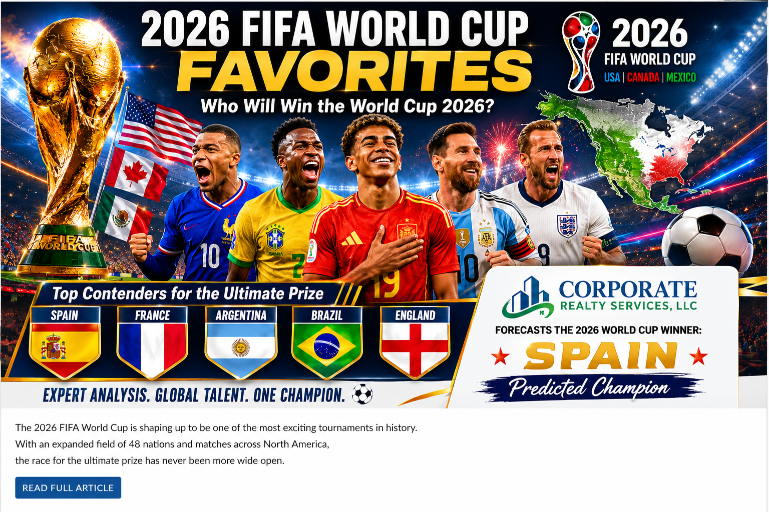 2026 FIFA World Cup favorites